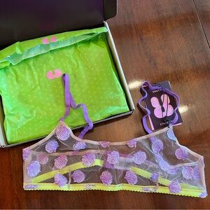 Understatement Mesh Scoop Bralette